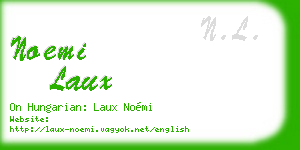 noemi laux business card